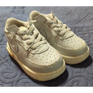 NIKE Air Force 1 FONTANKA (TD) Size 5c Toddler Sneaker Shoe DO6147-003 GRey